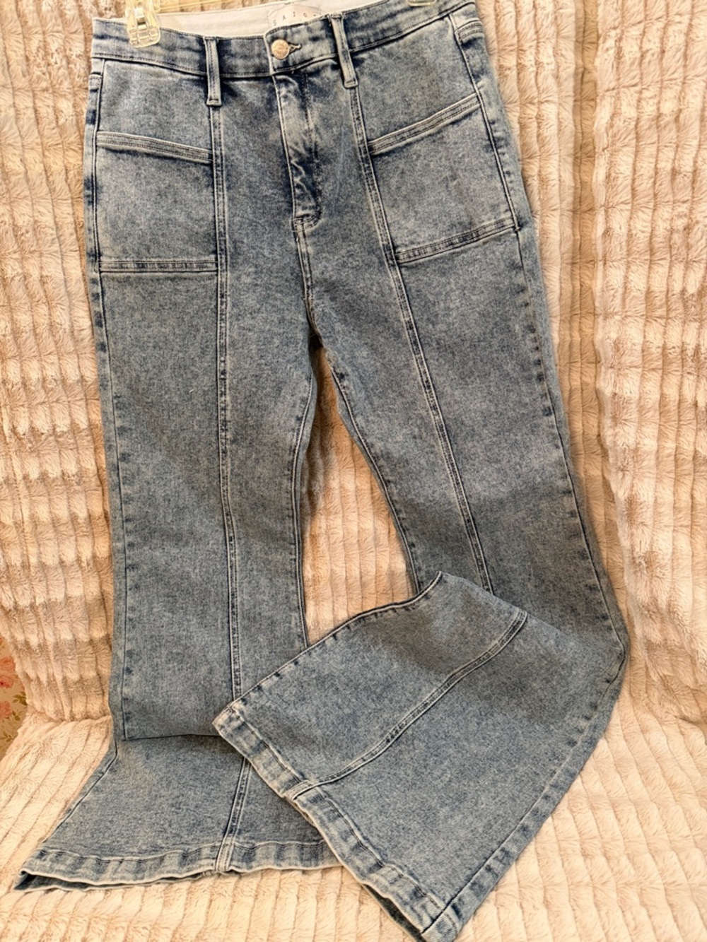 Saige Los Angeles Vintage-Style Flared Jeans